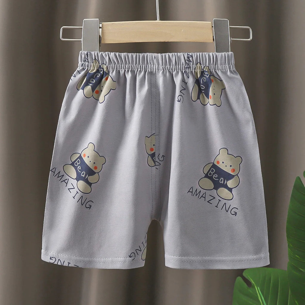3pcs Pure Cotton Summer Kids Shorts Girl Cartoon Cute Short Baby Casual Pant Children Short Pant Boy Sport Clothing Outwear