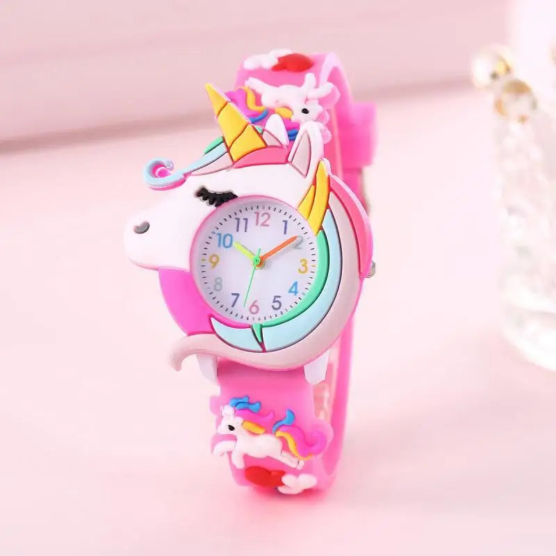Meninos e meninas com crianças Cute Fashion Snap Watch Quartz Watch