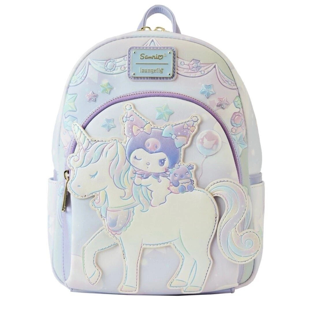 Loungefly Sanrio Exclusive Kuromi Carnival Unicorn Mini Backpack