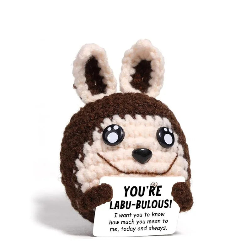Appreciation Funny Positive Crochet Animals Emotional Support Handmade Graduation Birthday I Love You Gifts Handicrafts