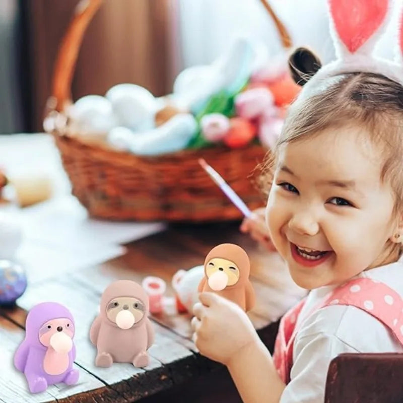 1PC Squeeze Toy Cute Bubble Squishy Toys Stress Relief Fidget Toy Squishy Balls Mermaid Unicorn Sloth Animals for Kids Adults