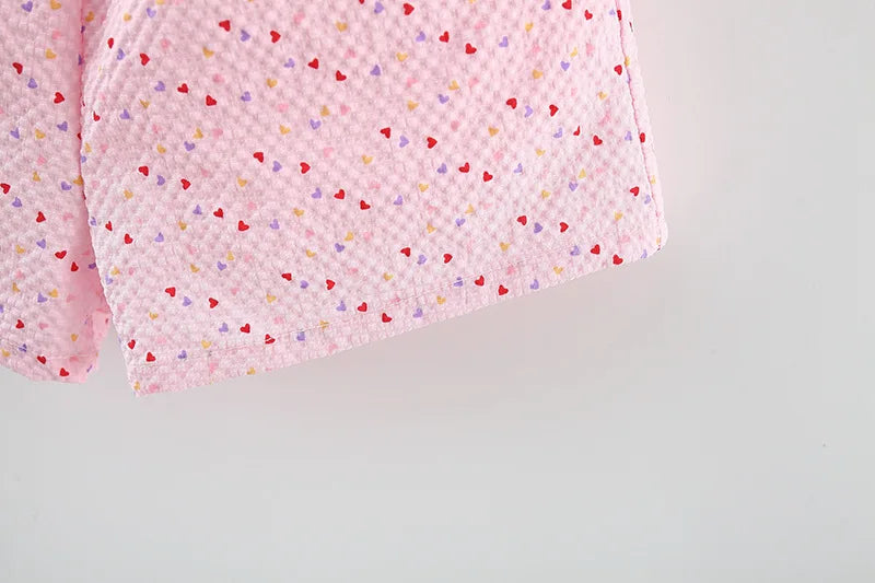 (0-3 Year Old Baby Girl Two-Piece Set) Summer New Casual Vacation Style Sweet And Caring Children'S Sleeveless Clothes