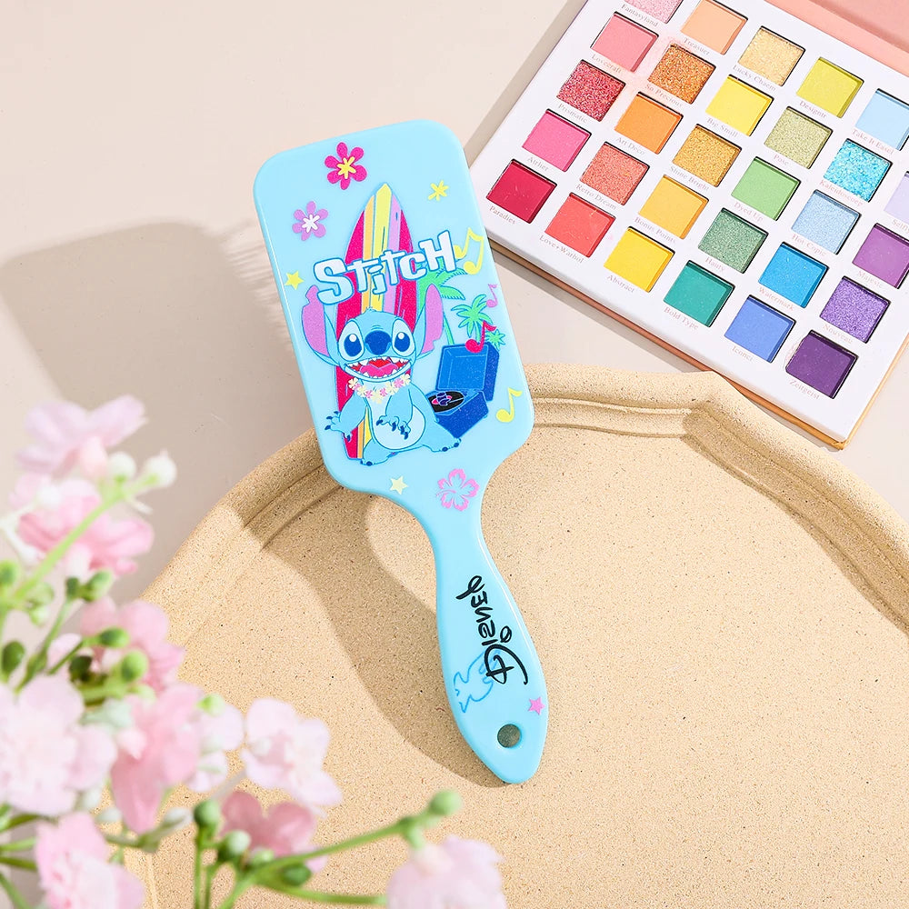 Cartoon cute Stitch makeup brush set, creative makeup tools, suitable for girls' birthday parties, holiday gifts