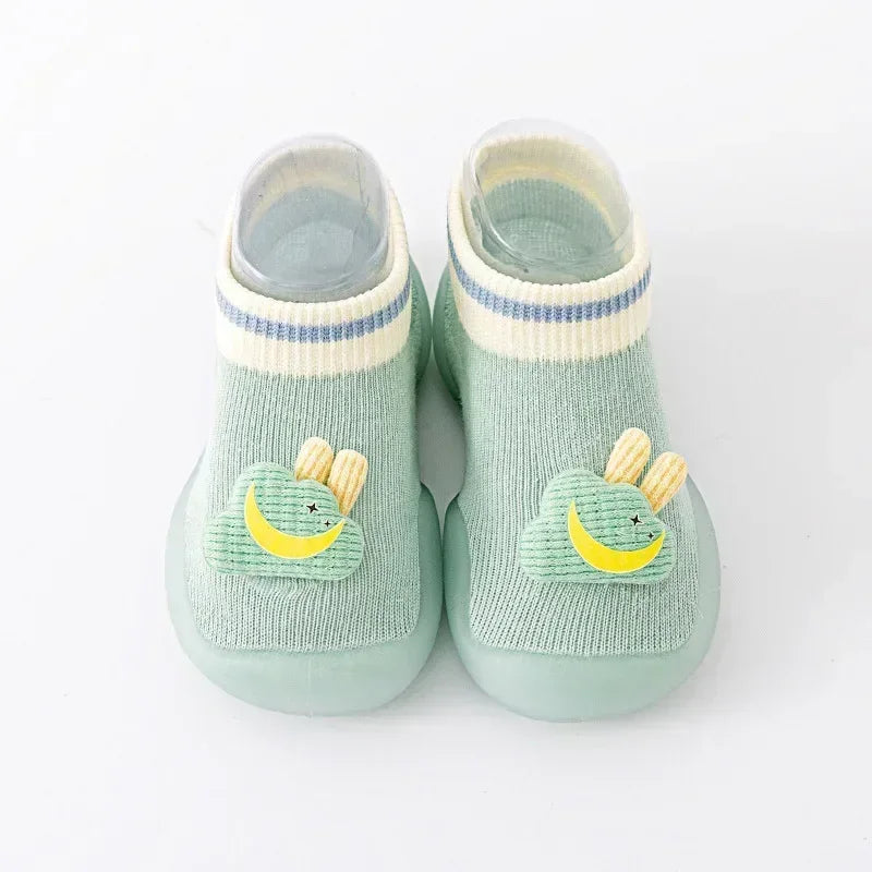 Cute Baby Toddler Shoes Infant Soft Sole Indoor Children's Shoes Cartoon Socks And Shoes Newborn Summer Baby Girl Shoes