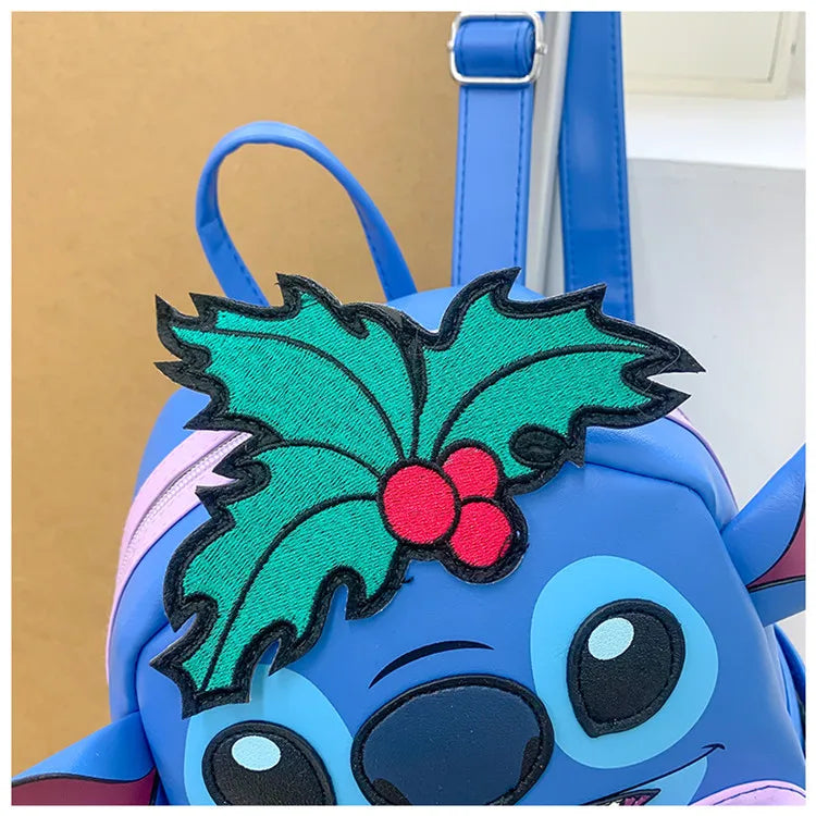 Disney Stitch New Mini Children's Backpack Cartoon Cute Children's Schoolbag Fashionable Casual Children's Backpack High Quality