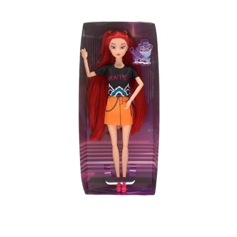 @@HOT Doll Toys Kpop Demon Hunters Action Figure Toy Rumi Mira Zoey Beautiful Princess Baby Girl Dolls Plastic DIY Toy for Girls