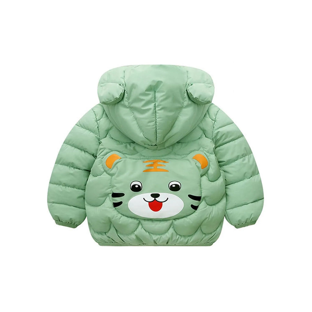 Cute Baby Girls Winter Clothes Kids Light Down Coats with Ear Hoodie Spring Girl Jacket Toddler Children Clothing for Boys Coat