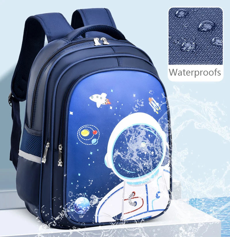Kids Backpack for Boys Astronauts Schoolbag for Children Teens Elementary Middle Girl Unicorn School Bags Waterproof Backpacks