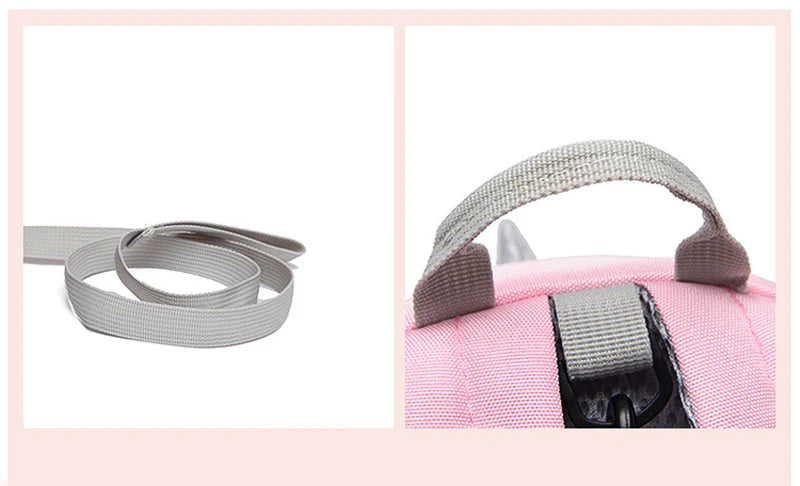 Toddler Harness Backpack Leash,Cartoon Angel Unicorn Baby Harness Backpack 1-5Year Boy Girl Babies with Anti Lost Bag Cute Wing