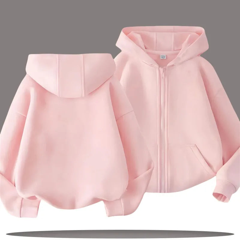 Funny Zip Up Sweatshirts Kpop Demon Hunters Hoodie Children Clothes Kid Girl Boy Sweatshirt Zipper Hoody Baby Casual Top