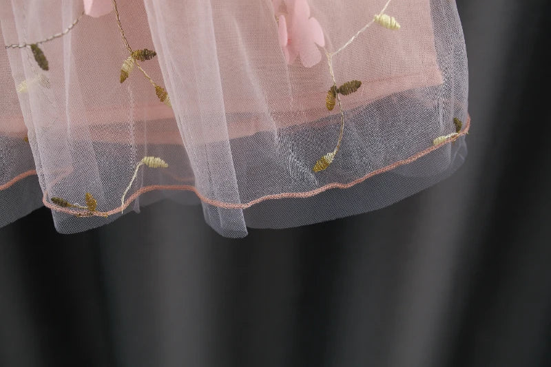 (3 Months -3 Years Old) Autumn And Winter New Pink Baby Girl Princess Dress, Sweet Bow Children'S Long Sleeved Clothes