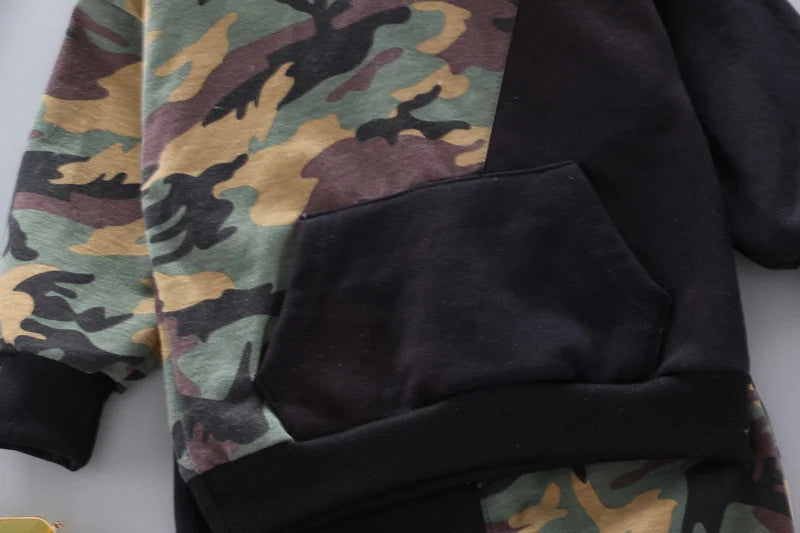 New Autumn Fashion Children Outfits Baby Girl Clothes Boys Casual Hooded T-Shirt Pants 2Pcs/Sets Toddler Costume Kids Tracksuits