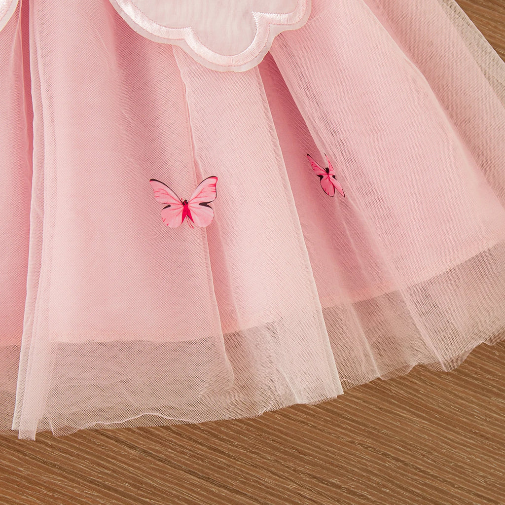 9 Months -3 Years Old//Summer New Baby Girl Princess Dress, Butterfly Wing Suspender Children'S Clothing For Birthday Parties