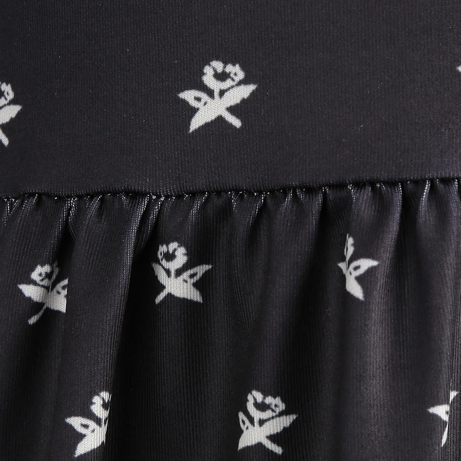 Girls Wednesday Black Gown Vestidos Halloween Addams Cosplay Toddler Youth Gothic Party Dress Kids Carnival Party Kid Vestidos