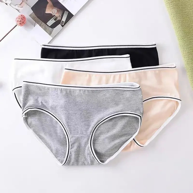10PC Random Color Girls Cotton Briefs Kids Panties Underwear Pants 10-20