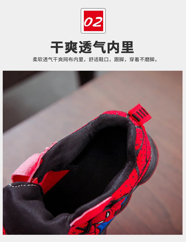 Kids LED Lighting Shoes Boy Lighting Shoes Girls Running Shoes Baby Single Sneakers Mesh Size 21-36