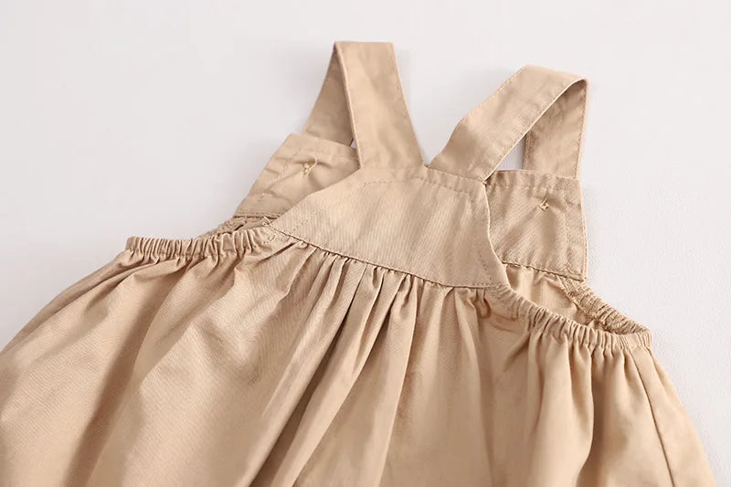 New Summer Baby Girls Clothes Suit Children Boys Cartoon T-Shirt Strap Shorts 2Pcs/Sets Toddler Casual Costume Kids Tracksuits