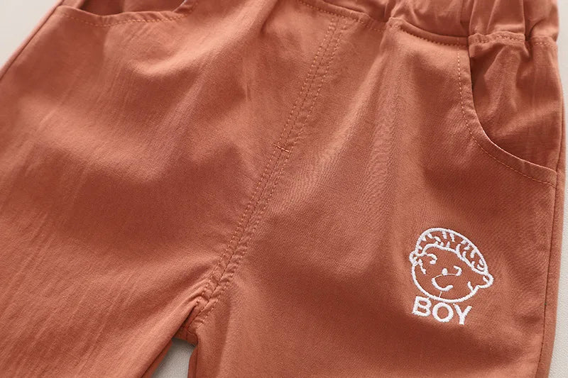 New Summer Baby Boys Clothes Suit Children Shirt Shorts 2Pcs/Sets Toddler Clothing Infant Casual Cotton Costume Kids Tracksuits