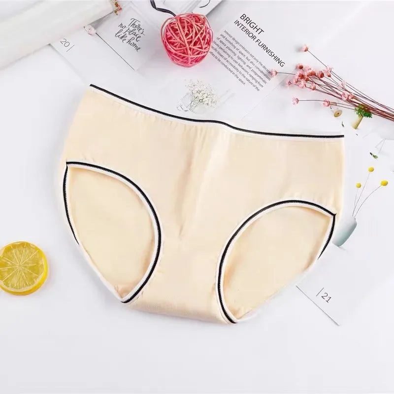 10PC Random Color Girls Cotton Briefs Kids Panties Underwear Pants 10-20