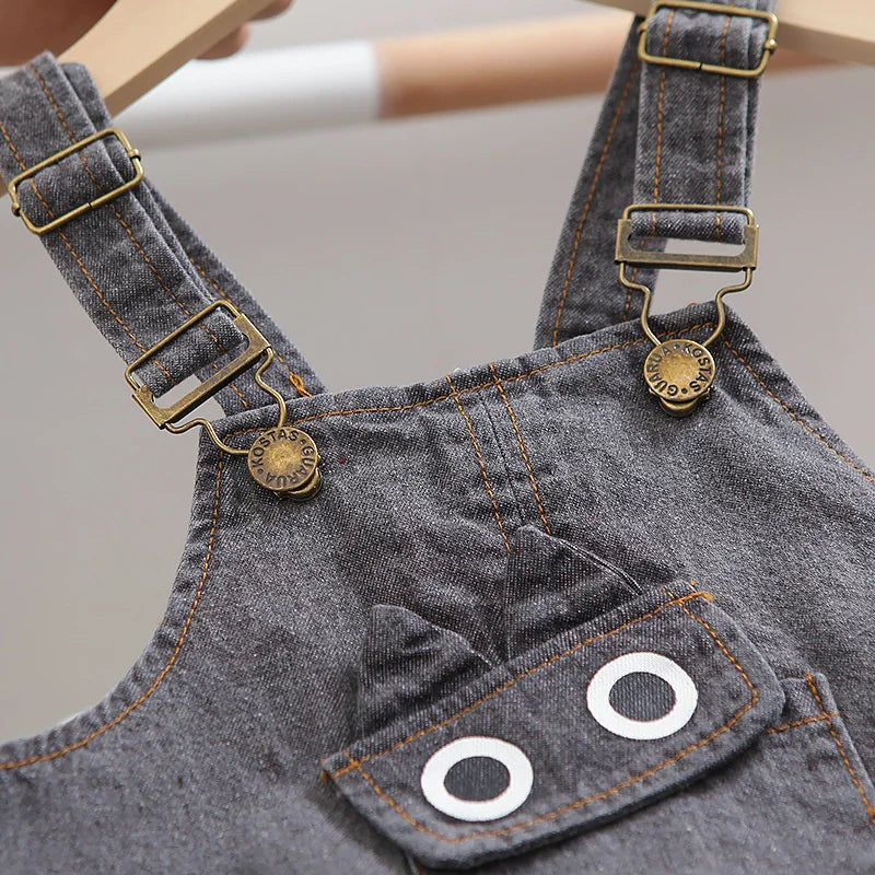 New Summer Baby Clothes Suit Children Boys Girls Short Sleeved T-Shirt Overalls 2Pcs/Sets Toddler Casual Costume Kids Tracksuits