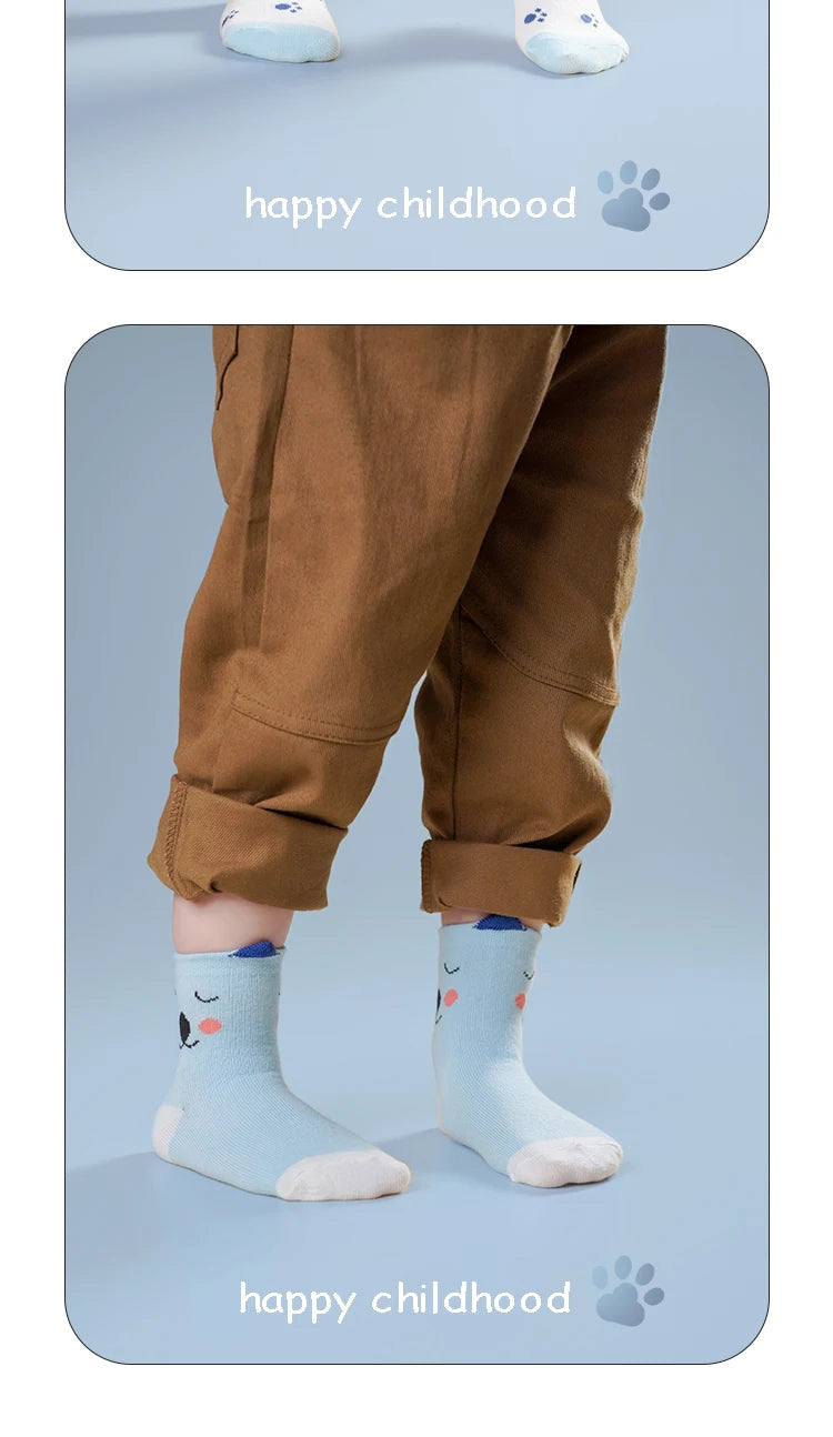 10 Pairs Baby Socks Newborn Baby Boy Girls Infant Cute Cartoons Fashion Soft Cotton Short Socks For 0-3 Years Kid's Socks