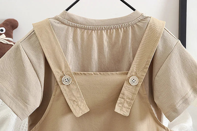 New Summer Baby Boys Clothes Set Children Cartoon T-Shirt Shorts 2Pcs/Sets Toddler Girls Clothing Infant Costume Kids Tracksuits