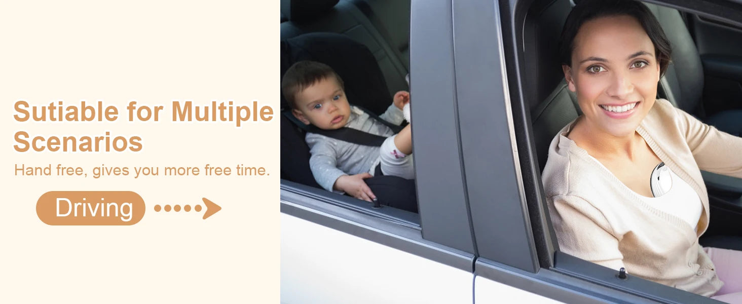 Electric Wearable Breast Milk Pump Machine Handsfree BPAFree USB Charge Painless Wireless Invisible Shelly Breast Milk Extractor