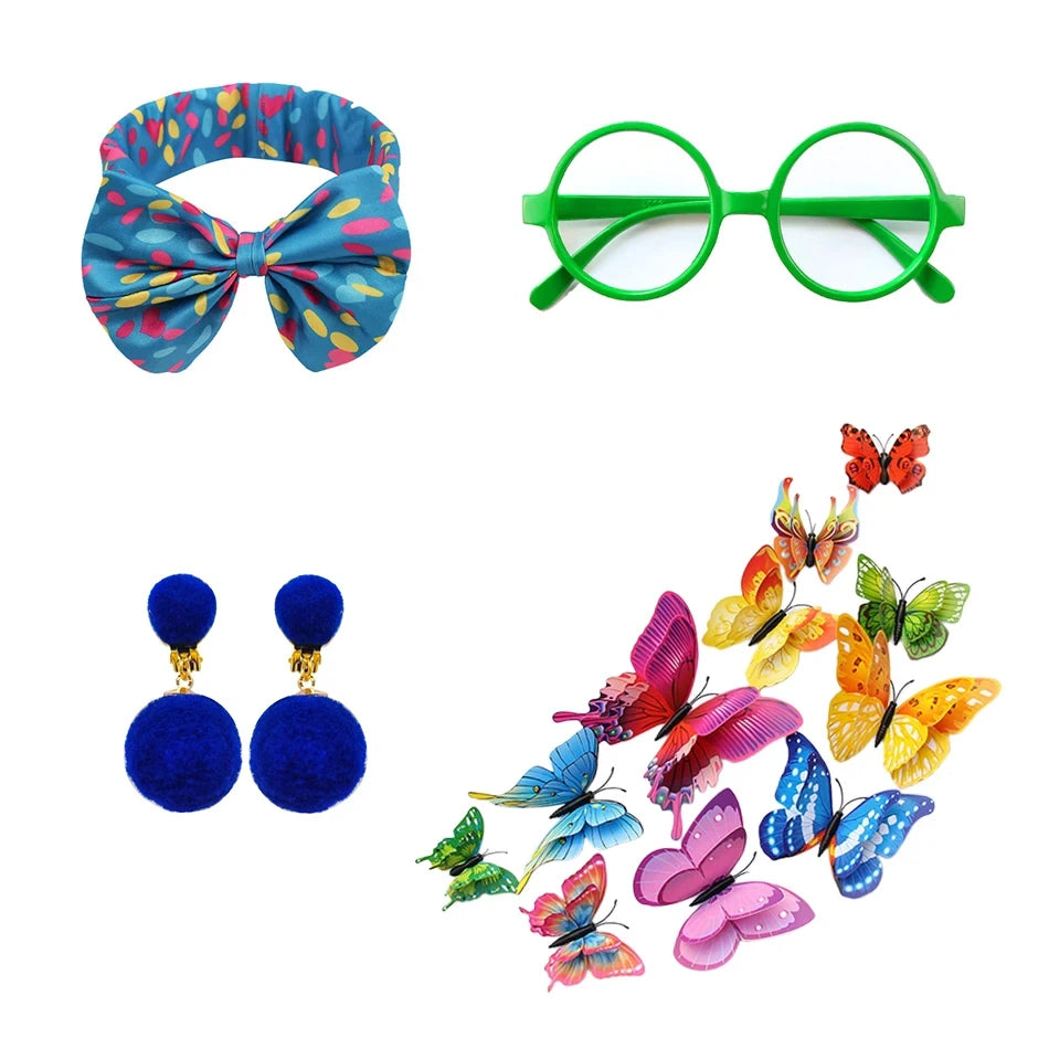 Mirabel Isabela Cosplay Princess Dress Kids Encanto Charm Costume Girls Halloween Children's Day Birthday Party Holiday Clothes