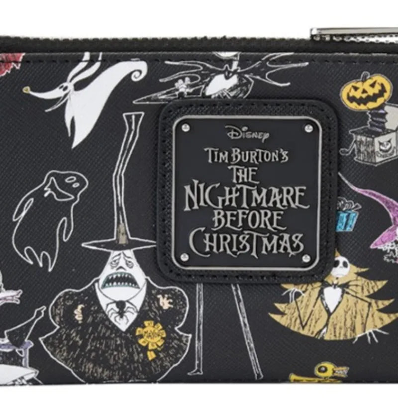 Loungefly Disney Nightmare Before Christmas Character Print Bi-Fold Wallet
