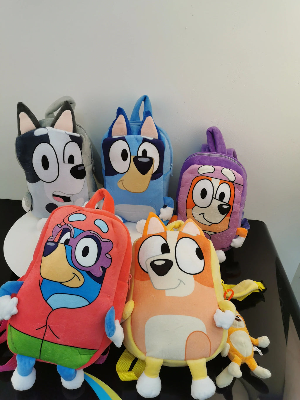 Bluey family  Schoolbag Cartoon Bingo friends Plush Backpack Picnic And Travel Snack Bag bluey pencil case Bingo coin purse gift