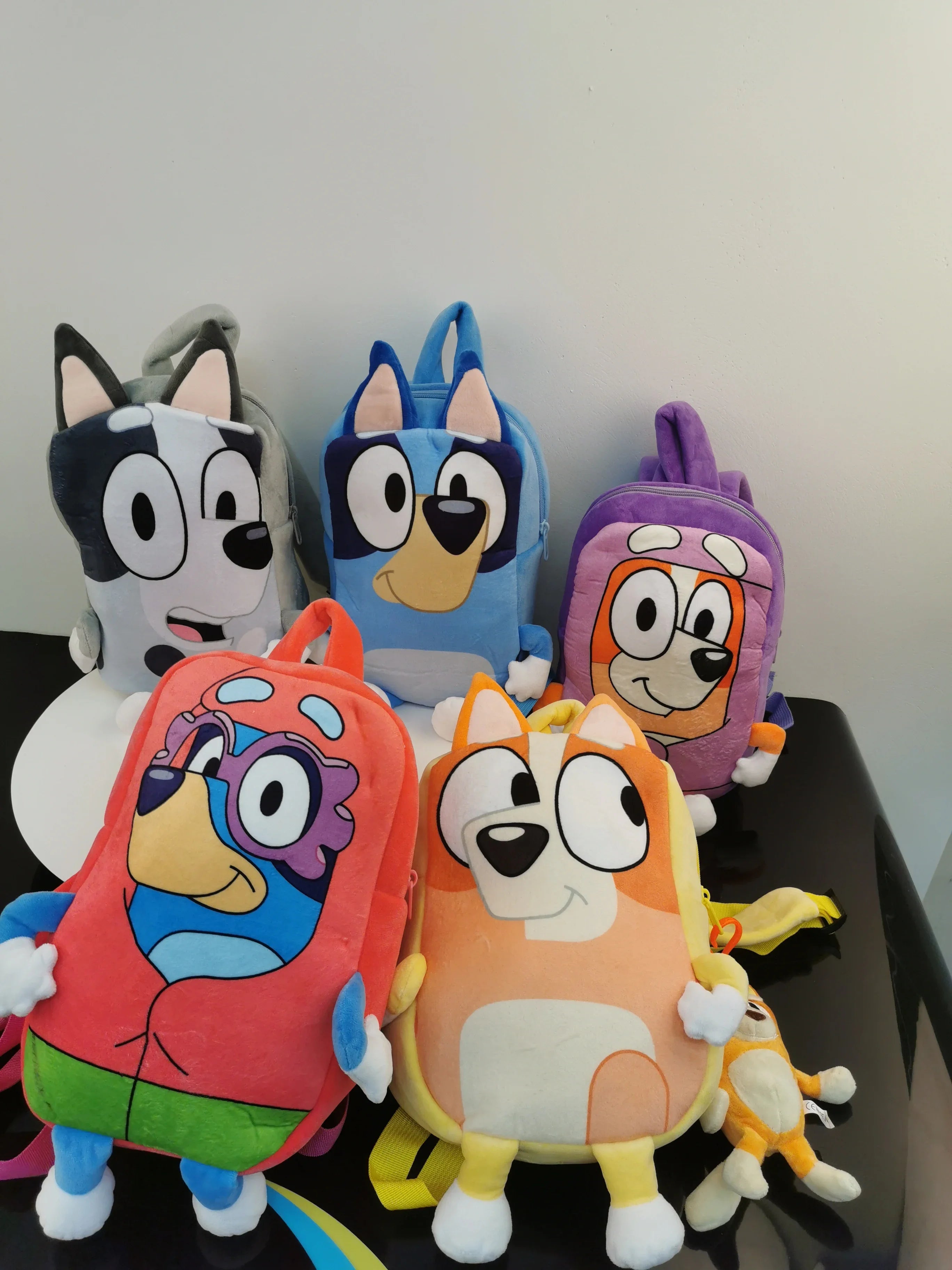 Bluey family  Schoolbag Cartoon Bingo friends Plush Backpack Picnic And Travel Snack Bag bluey pencil case Bingo coin purse gift