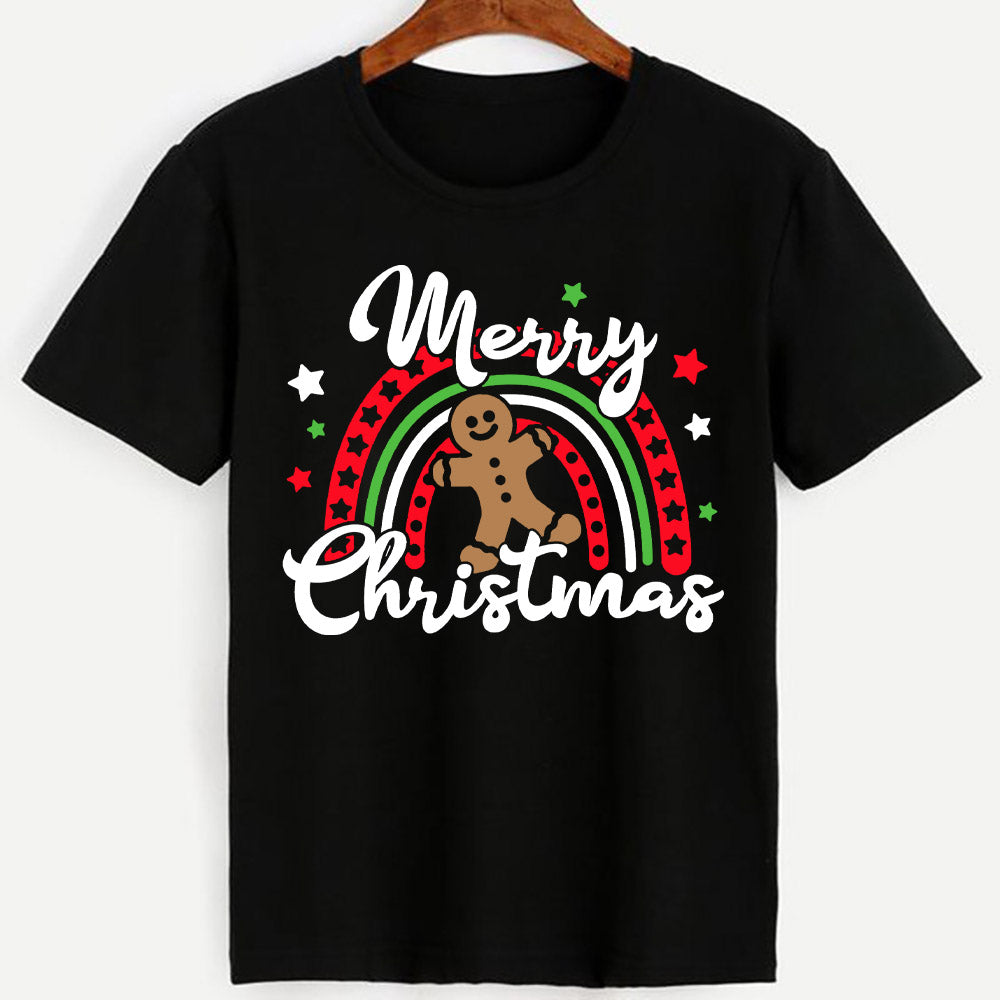 Merry Christmas Family Christmas Matching Outfit Xmas Party Clothes Mom Dad Daughter Son Baby Romper T Shirt Festival Family Set