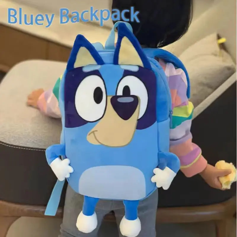Bluey family  Schoolbag Cartoon Bingo friends Plush Backpack Picnic And Travel Snack Bag bluey pencil case Bingo coin purse gift