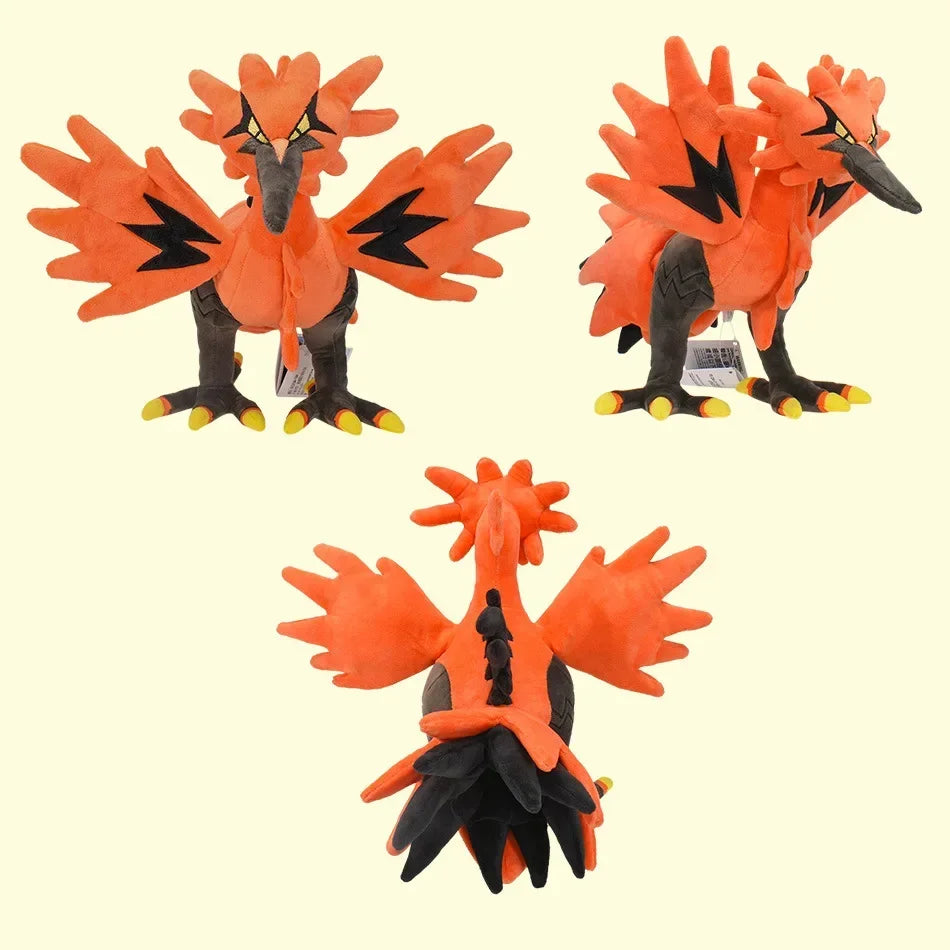 Anime Pokemon Galarian Zapdos Moltres Articuno Ho-Oh Plush Stuffed Doll Plush Toys Children Soft Pp Coton Kids Birhday Christmas