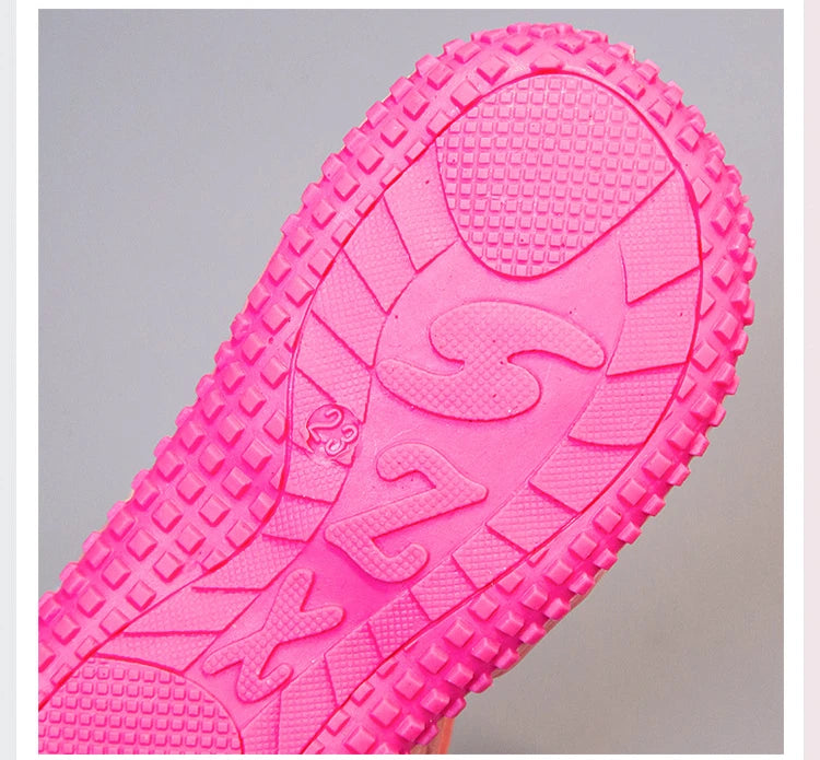 Kids'Sandals Canvas Prehobbler Baby Summer Beach Shoes Printing For Children Breathable Anti-slip Purple Blue Shoes Size 21-31