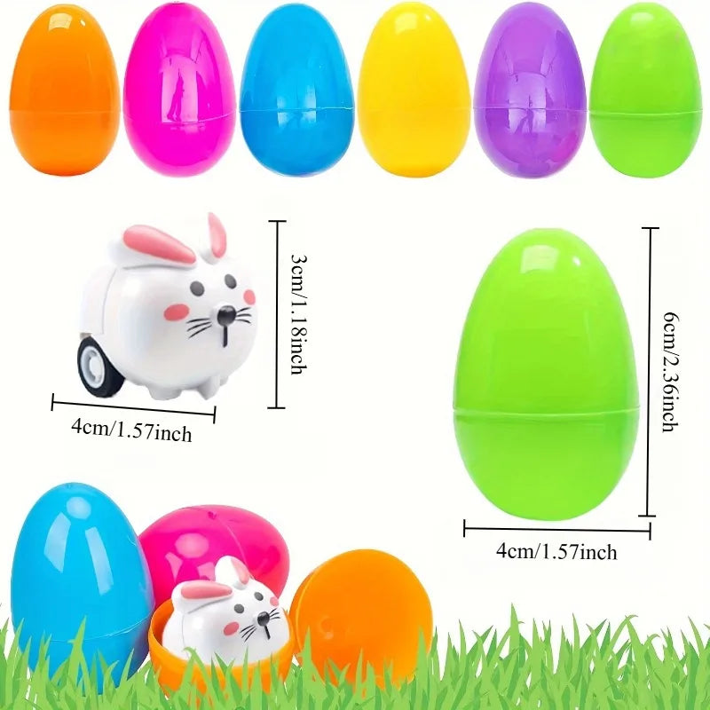 Animals Pull Back Cars Friction Powered Push and Go Back and Forth Vehicles Car Toys Racing Car Playset Toys Christmas Gift