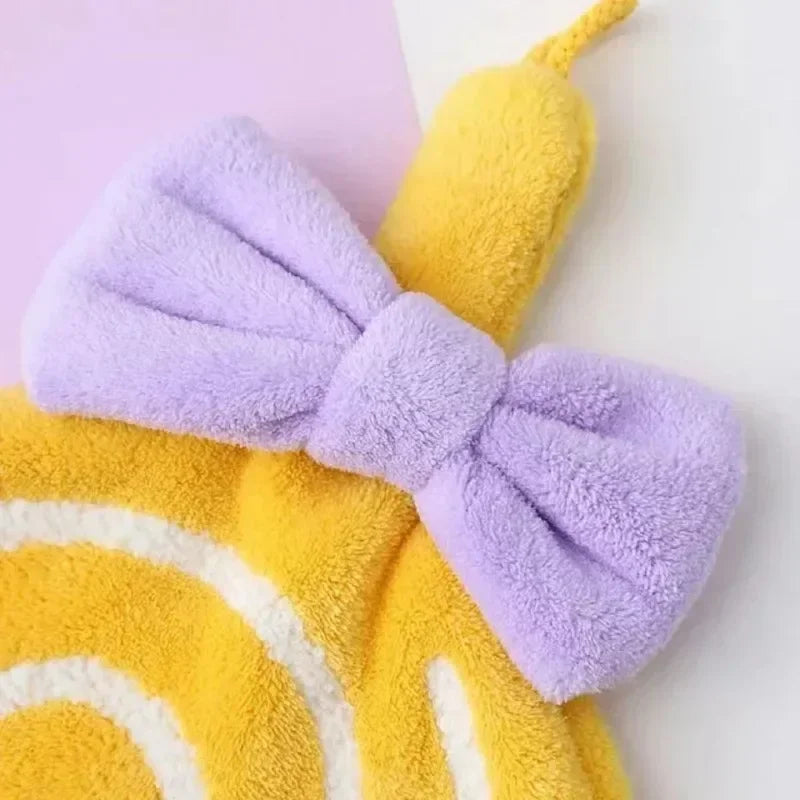 Lollipop Hand Towels Kitchen Washcloths Kids Washcloths Kitchen Dish Cloths Hanging Hand Towels Towel for Kids with Hanging Ring