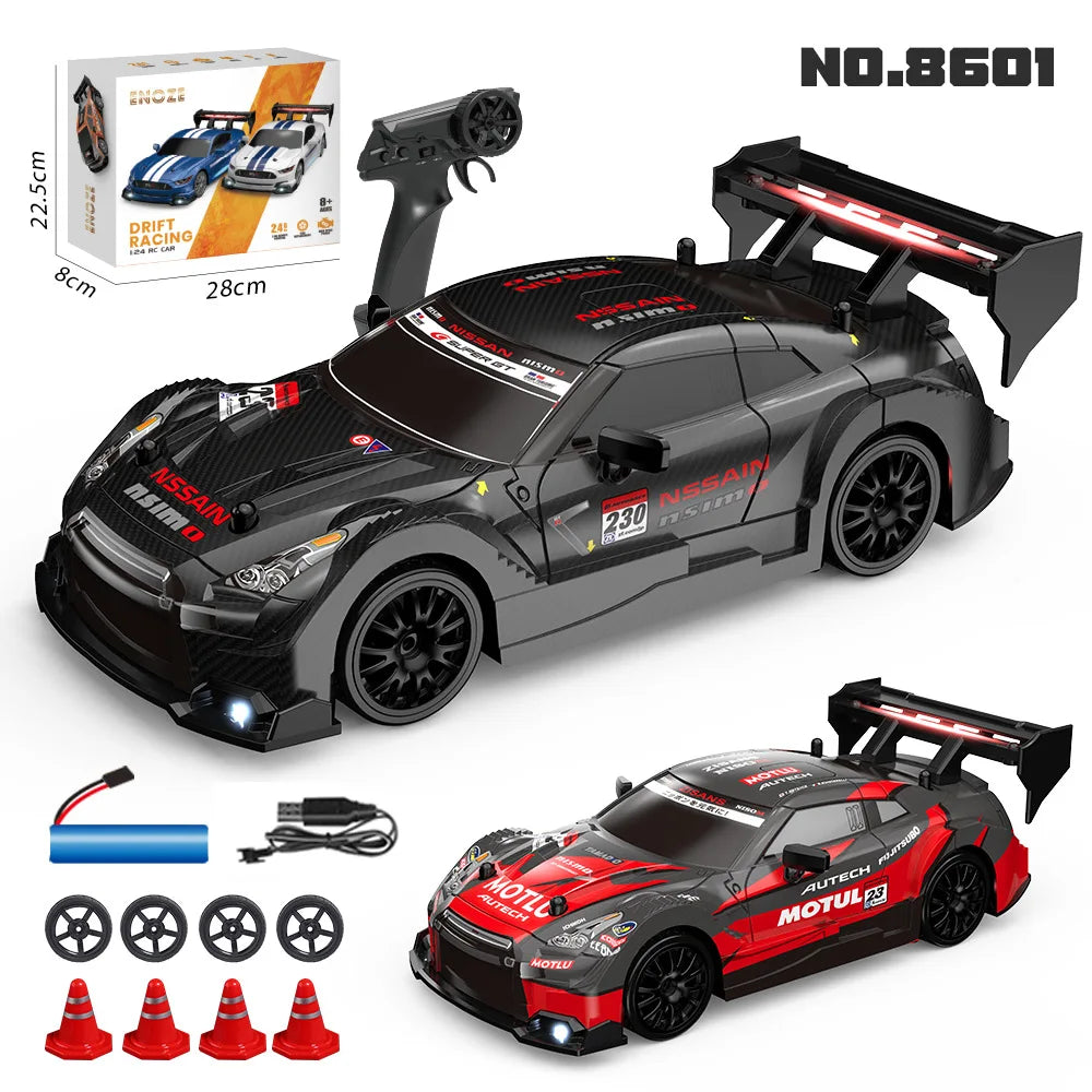 2.4G High speed Drift Rc Car 4WD Toy Remote Control AE86 Model GTR Vehicle Car RC Racing Cars Toy for Children Christmas Gifts