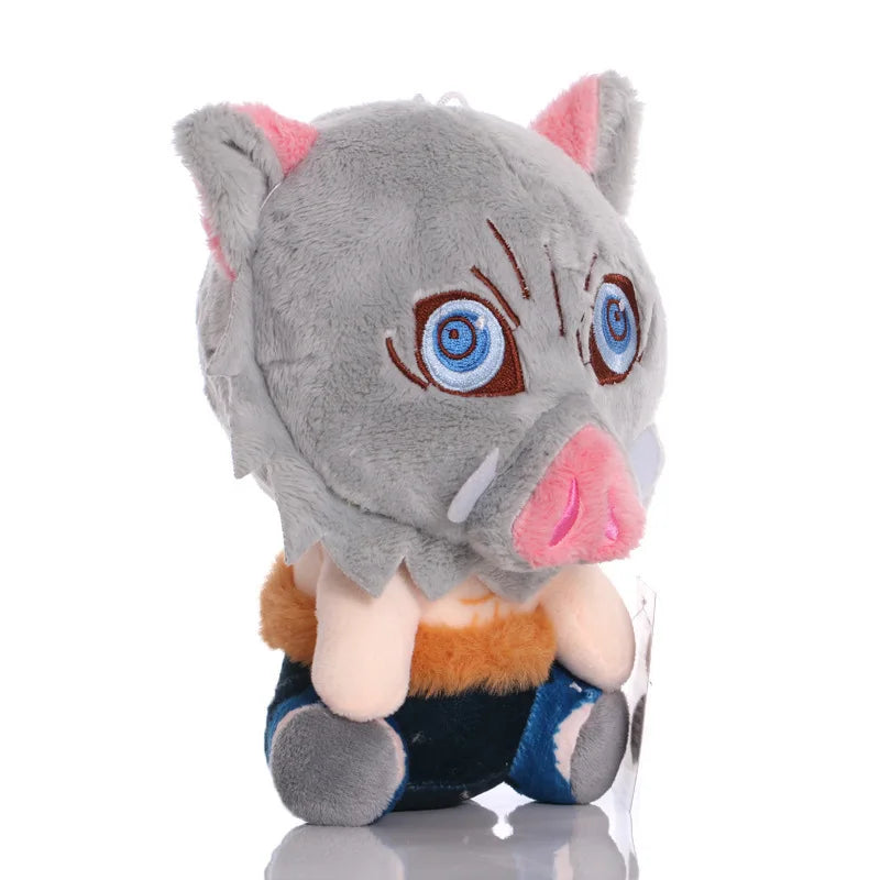 20-25cm Demon Slayer Plush Stuffed Tsugikuni Yoriichi Kokushibou Akaza Kamado Tanjirou Anime Figure Plush Toy Doll Birthday Gift