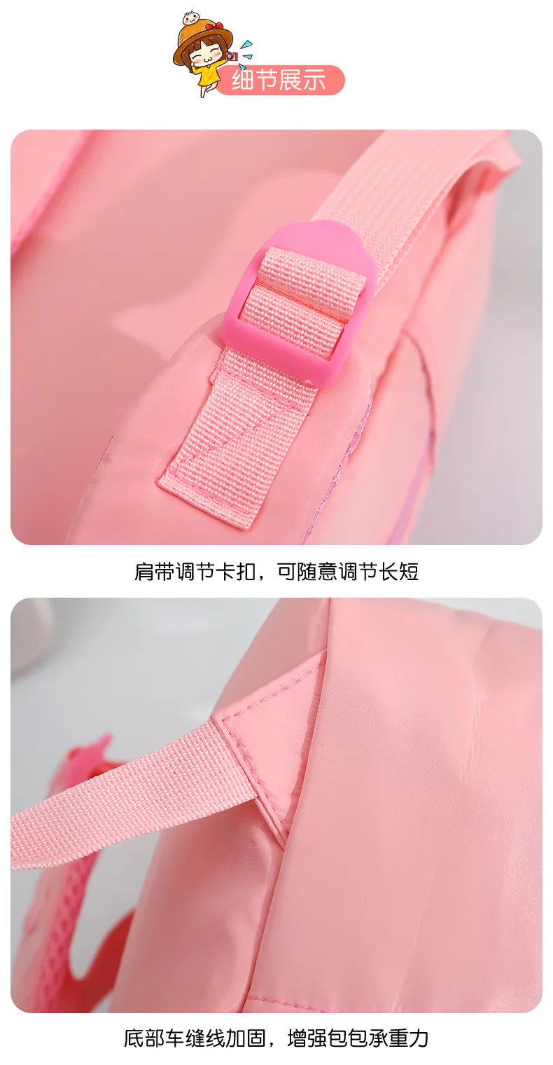 Cartoon Kindergarten Backpack New Children's School Bag Cute Plush Rabbit Doll Backpack