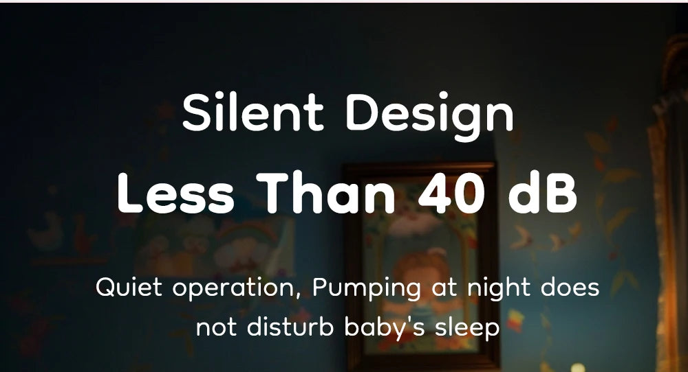 2PCS Wearable Electric Breast Pump 4Modes 36Suction Levels Breast Pump Milk Collector Gift Travel bag 19/24mm Flange