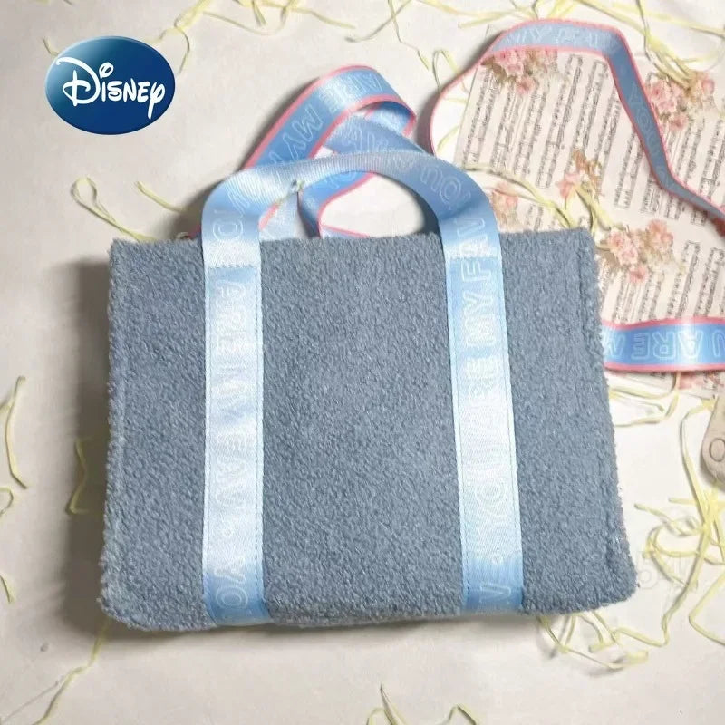 Disney Stitch New Women's Plush Shoulder Bag Cartoon Cute Women's Plush Shoulder Messenger Bag Fashion Embroidery Women's Bag