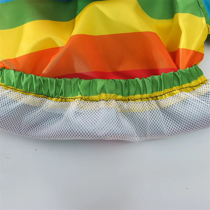 Spring And Autumn New Rainbow Striped Baby Boys Jacket, Simple Style Children'S Long Sleeve Clothes (9 Months -4 Years Old)