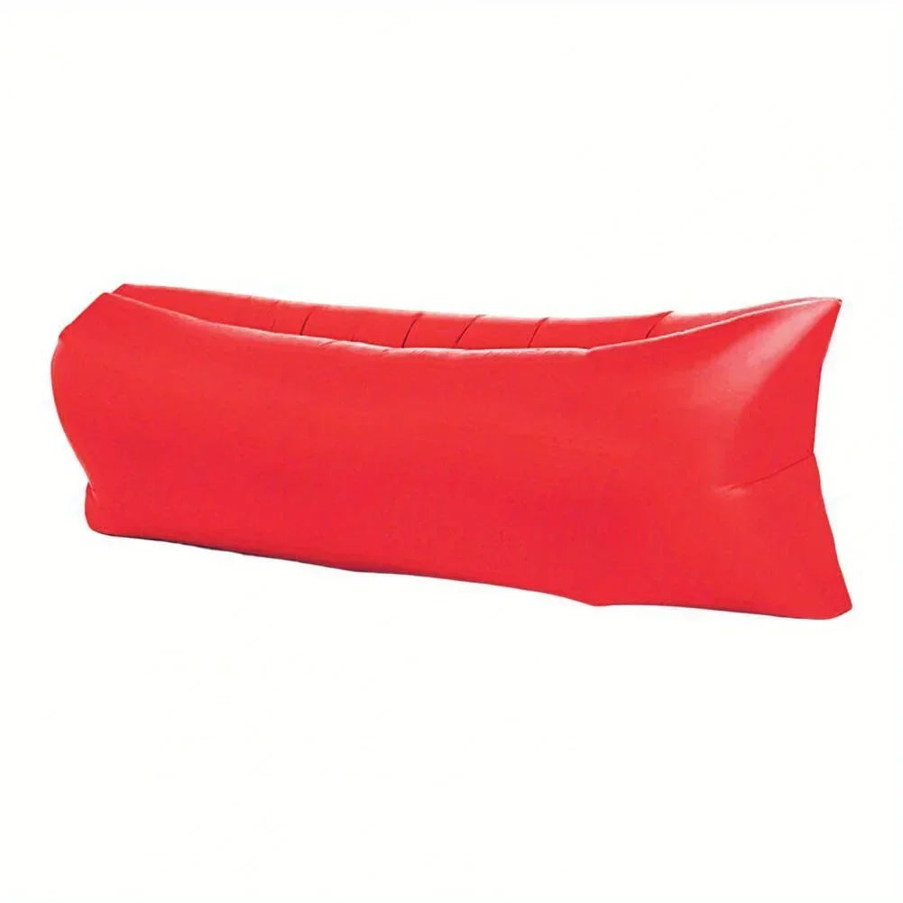 Inflatable Lounger Air Couch for Beach Chair Camping Chairs with Travel Bag & Pockets Portable Outdoor Camping Accessories