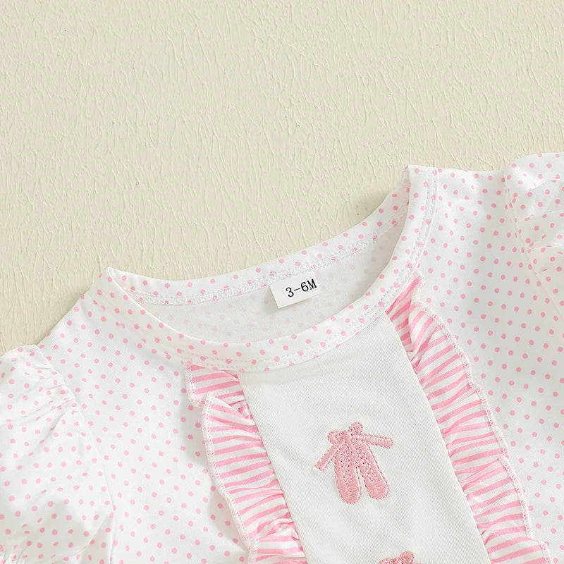 Cute Baby Girl Floral Print Romper with Bow Headband and Ruffle Bottoms 3 Piece Outfit Set for Summer Beach Party