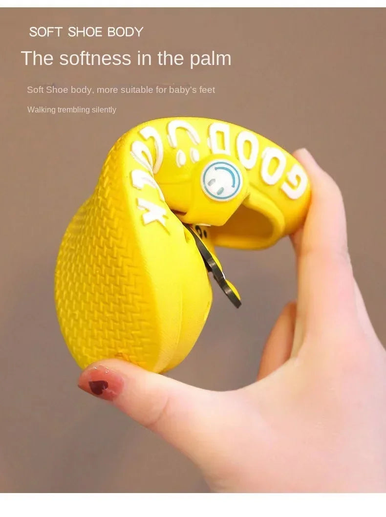 Cute New Animal Baby Boys Slippers Summer Kids Cartoon Sandals Toddler Beach Shoes Girls Cute Slides Children Slippers