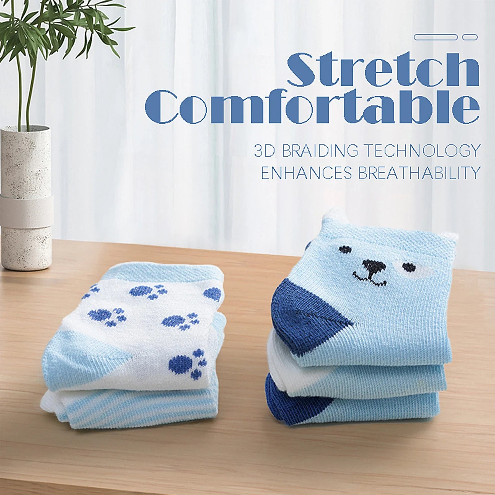 10 Pairs Baby Socks Newborn Baby Boy Girls Infant Cute Cartoons Fashion Soft Cotton Short Socks For 0-3 Years Kid's Socks