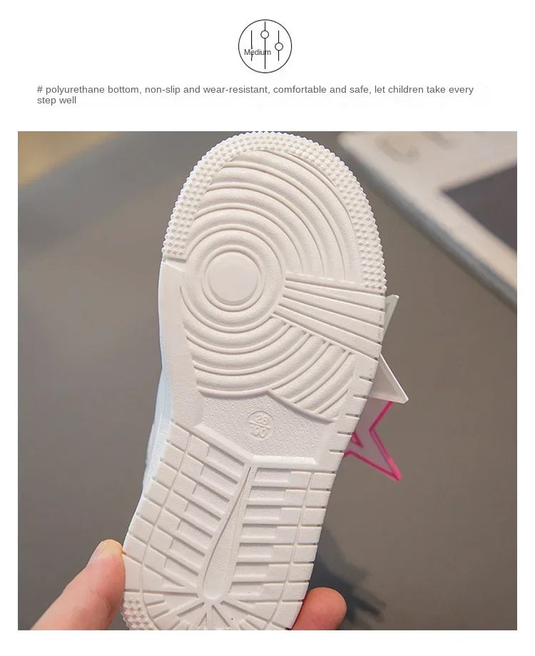 Spring Kids Shoes Fashion Classic Non-slip Children Sneakers 2024 Autumn New Walking Shoes for Girls Casual Outdoor