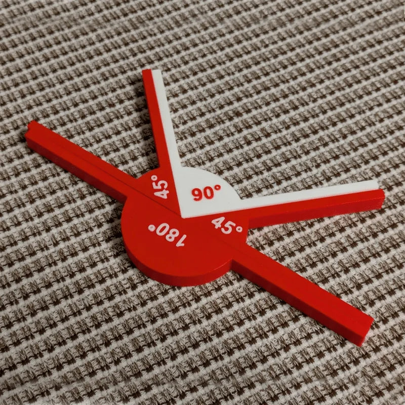 360 Degree Protractor Math Circle Protractors Mathematical Geometry Tool Angle Measurement Educational Toy for Student 3D Print