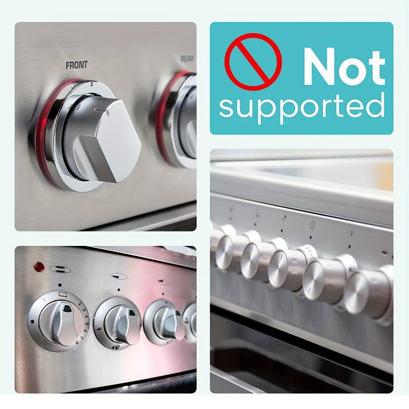 Gas Stove Knob Covers for Child Safety - Baby-Proof Locks for Your Gas Cooktop, Easy to Use & Heat Resistant, 1/4/8 PCS